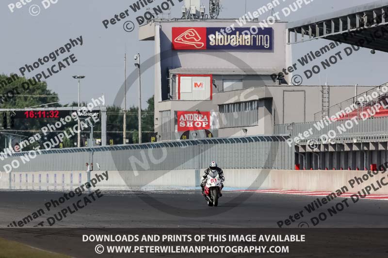 25 to 27th july 2019;Slovakia Ring;event digital images;motorbikes;no limits;peter wileman photography;trackday;trackday digital images